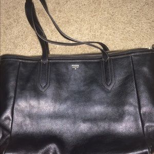 Black Fossil Purse